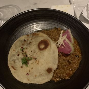 Meesha - Lamb keema and pieces dish - Indian Near Me - Seattle, Washington Meesha - Lamb keema and pieces dish - Indian Near Me - Seattle, Washington