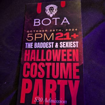 Bota Supper Club - Halloween party - Supper Clubs Near Me - Staten Island, New York Bota Supper Club - Halloween party - Supper Clubs Near Me - Staten Island, New York