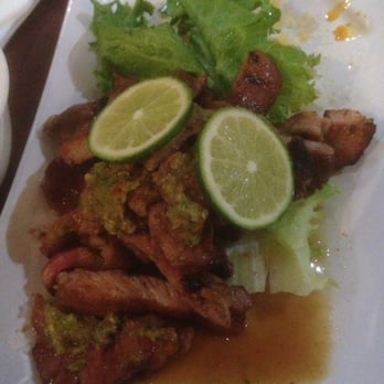 Ayada Thai - BBQ Pork (with chili, mint, onion, and lime juice). - Thai Near Me - Elmhurst, New York