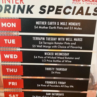 Menu photo 8 Old Chicago Pizza + Taproom Jacksonville, NC