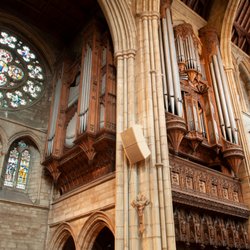 All Saints Hove - Double-fronted organ case, design by the church architect's son