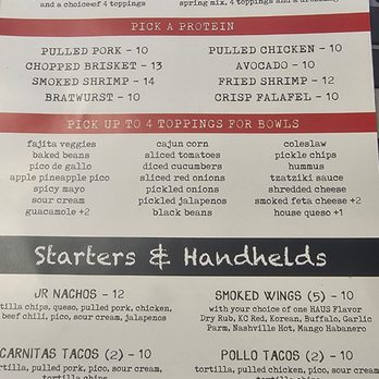 SMOK-HAUS - Lunch menu 1 - Barbeque Near Me - Garden City, New York