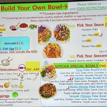 Gotcha Poke Bowl & Bubble Tea - Menu II - Poke Near Me - Mount Juliet, Tennessee Gotcha Poke Bowl & Bubble Tea - Menu II - Poke Near Me - Mount Juliet, Tennessee