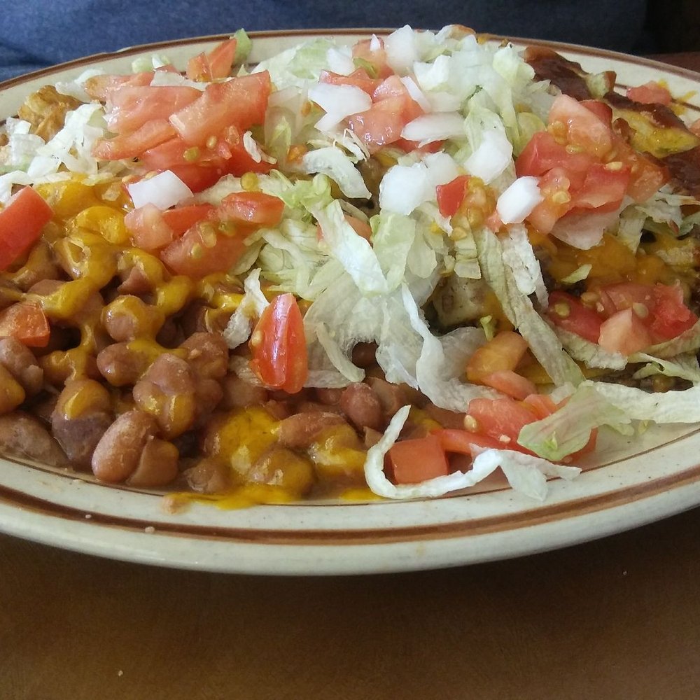 Sadie's - Beef enchiladas with red & green in the side. - New Mexican Cuisine Near Me - Albuquerque, New Mexico Sadie's - Beef enchiladas with red & green in the side. - New Mexican Cuisine Near Me - Albuquerque, New Mexico