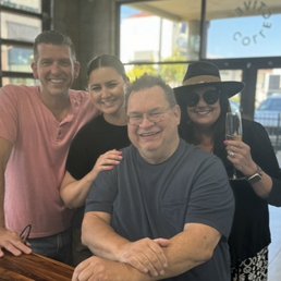 Mark & Lindsee ( owners ) and my wife Terri and myself Frank. Mark & Lindsee ( owners ) and my wife Terri and myself Frank.