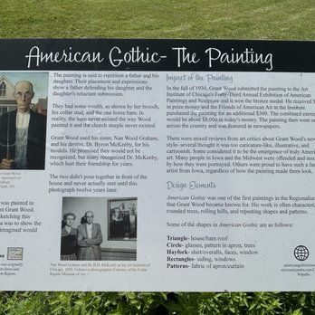 American Gothic House & Center - Landmarks & Historical Buildings Near Me - Eldon, Iowa