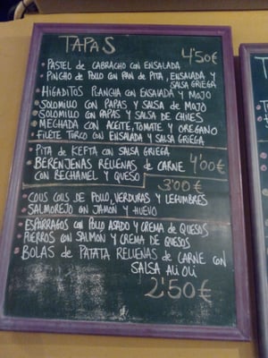 Menu photo 5 El Paladar Seville, SE