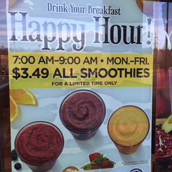Tropical Smoothie Cafe - Happy hour for Smoothies from 7am - 9am - Juice Bars & Smoothies Near Me - Fairborn, Ohio