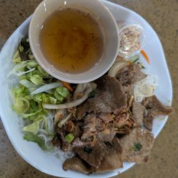 Lemongrass beef vermicelli Lemongrass beef vermicelli