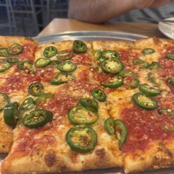 La Pizza - Nona pizza with jalapeño - Pizza Near Me - Cary, North Carolina La Pizza - Nona pizza with jalapeño - Pizza Near Me - Cary, North Carolina