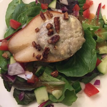 The Greentree Antiques - Baked pear with blue cheese entrée salad - Antiques Near Me - Lexington, Kentucky The Greentree Antiques - Baked pear with blue cheese entrée salad - Antiques Near Me - Lexington, Kentucky
