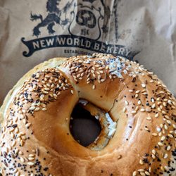 New World Bakery - Everything bagel