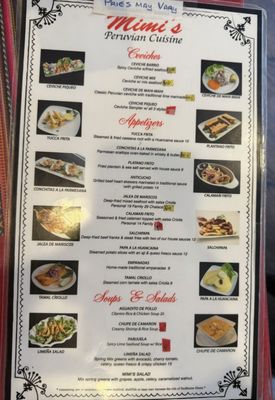Menu photo 2 Mimi's Peruvian Cuisine Honolulu, HI Menu photo 2 Mimi's Peruvian Cuisine Honolulu, HI