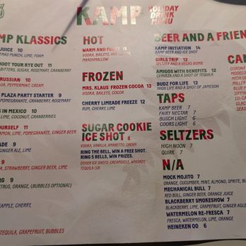 Kamp - Holiday menu - Food Court Near Me - Omaha, Nebraska Kamp - Holiday menu - Food Court Near Me - Omaha, Nebraska
