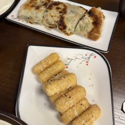 Beef roll and Crispy Milk Beef roll and Crispy Milk
