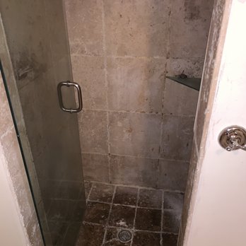 Los Primos Express Services - Original shower when we bought the place....yuck!! - Movers Near Me - Miami, Florida Los Primos Express Services - Original shower when we bought the place....yuck!! - Movers Near Me - Miami, Florida