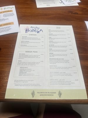 Menu photo 1 Mazunte Bodega - Lexington Lexington, KY Menu photo 1 Mazunte Bodega - Lexington Lexington, KY