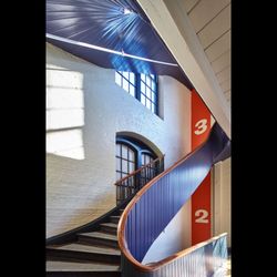 Bmore Strings - Meadow Mill staircase.