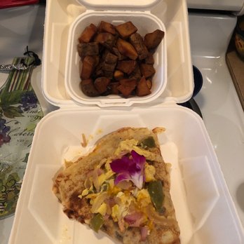 Aloha Bakery And Cafe - Western Crepe with a Side of well done Home Fries! Sooooooo yummy! The presentation makes the meal taste even better! - Bakeries Near Me - Boynton Beach, Florida Aloha Bakery And Cafe - Western Crepe with a Side of well done Home Fries! Sooooooo yummy! The presentation makes the meal taste even better! - Bakeries Near Me - Boynton Beach, Florida