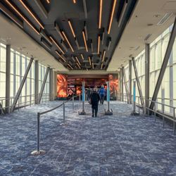 Potawatomi Hotel & Casinos - Potawatomi Casino Hotel Skywalk entrance from the parking structure.