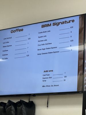 Menu photo 5 Brim Coffee Murrieta, CA