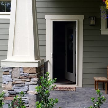 Phantom Screens Boise - An almond Phantom Professional Screen mounted on the kitchen nook to side patio in Eagle. - Door Sales/Installation Near Me - Boise, Idaho Phantom Screens Boise - An almond Phantom Professional Screen mounted on the kitchen nook to side patio in Eagle. - Door Sales/Installation Near Me - Boise, Idaho