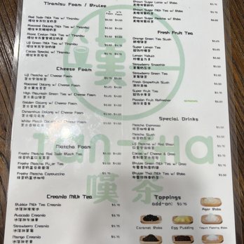 Tan-Cha - Menu - Bubble Tea Near Me - Orlando, Florida Tan-Cha - Menu - Bubble Tea Near Me - Orlando, Florida