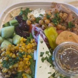 Chicken gyro bowl Chicken gyro bowl