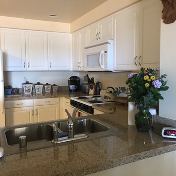 Valencia Terrace - Kitchen in the 1 bedroom great room - Retirement Homes Near Me - Corona, California Valencia Terrace - Kitchen in the 1 bedroom great room - Retirement Homes Near Me - Corona, California