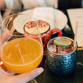 Suraya - Mimosa, mule, Lebanese Chai Latte - Lebanese Near Me - Philadelphia, Pennsylvania Suraya - Mimosa, mule, Lebanese Chai Latte - Lebanese Near Me - Philadelphia, Pennsylvania
