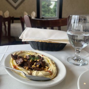 Rose's Place - Hummus with Meat - Mediterranean Near Me - Fair Lawn, New Jersey