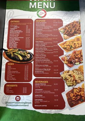 Menu photo 4 Los Comales Bolingbrook, IL