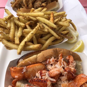 Billy T's Northside Dairy Bar - Lobster roll, rosemary fries and whole belly clam roll. - American Near Me - Bennington, Vermont Billy T's Northside Dairy Bar - Lobster roll, rosemary fries and whole belly clam roll. - American Near Me - Bennington, Vermont