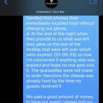 Ambrosio’s Taco Bar - Caterers Near Me