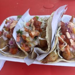 Shrimp tacos Shrimp tacos
