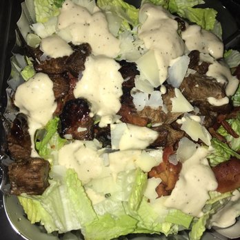 Brickhouse Pizza Dracut - Steak tip Caesar salad with bacon - Salad Near Me - Dracut, Massachusetts