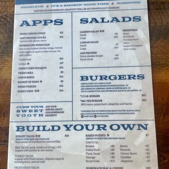 Riverhouse BBQ & Events - Menu 5/27/2024 - Barbeque Near Me - Big Sky, Montana