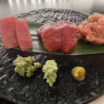 Shigotonin - Maguro 3 ways; delicious wasabi - Japanese Near Me - Las Vegas, Nevada Shigotonin - Maguro 3 ways; delicious wasabi - Japanese Near Me - Las Vegas, Nevada