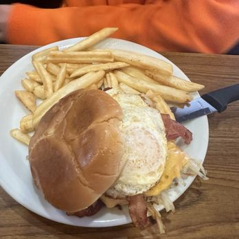 Denny's - Slamburger -  delicious - American Near Me - New Caney, Texas