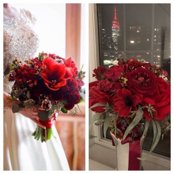 Pany silk Flowers - Original and silk flower recreation of my wife's wedding bouquet which pany helped me recreate for Valentine's Day! - Florists Near Me - New York, New York