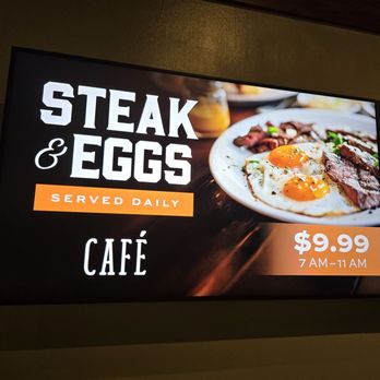 Casino Pauma - Steak & eggs breakfast price was raised from $8.99 to $9.99 on May 7, 2025. - Casinos Near Me - Pauma Valley, California Casino Pauma - Steak & eggs breakfast price was raised from $8.99 to $9.99 on May 7, 2025. - Casinos Near Me - Pauma Valley, California