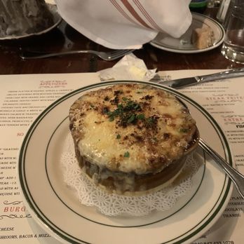 Miramar Bistro - French Onion Soup "Gratinee" Dinner So good!! - French Near Me - Highwood, Illinois Miramar Bistro - French Onion Soup "Gratinee" Dinner So good!! - French Near Me - Highwood, Illinois