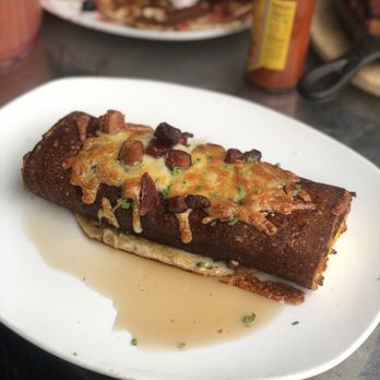 Mom's Kitchen & Bar - Pancake Burrito - Bars Near Me - Astoria, New York