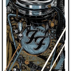Beyond the Pale - Foo Fighters 2015 Auckland NZ,  by Beyond The Pale Posters, St Kilda.
