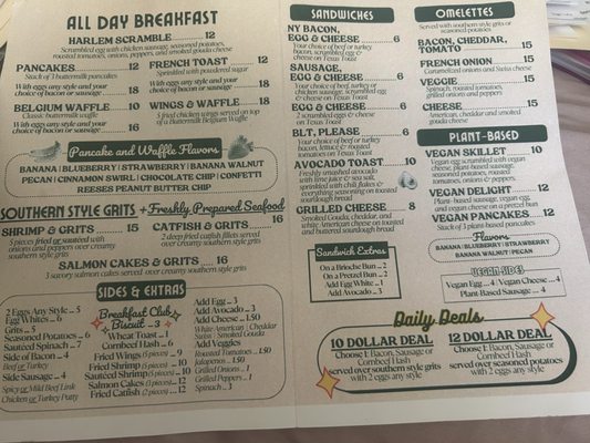 Menu photo 4 Harlem Breakfast Club New York, NY Menu photo 4 Harlem Breakfast Club New York, NY