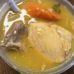 Pork Rib & Chicken Soup with veggies. Very good! 10-1-2022