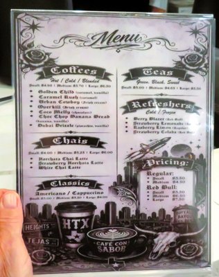 Menu photo 2 The Coffee Shop Houston, TX