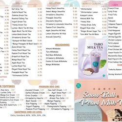 T4 and Poke - Newest Menu