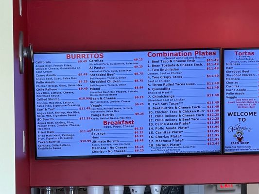 Menu photo 7 Valerie's Taco Shop Flower Mound, TX Menu photo 7 Valerie's Taco Shop Flower Mound, TX