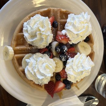 Harbor House Cafe - Belgium Waffle - New American Near Me - Oceanside, California